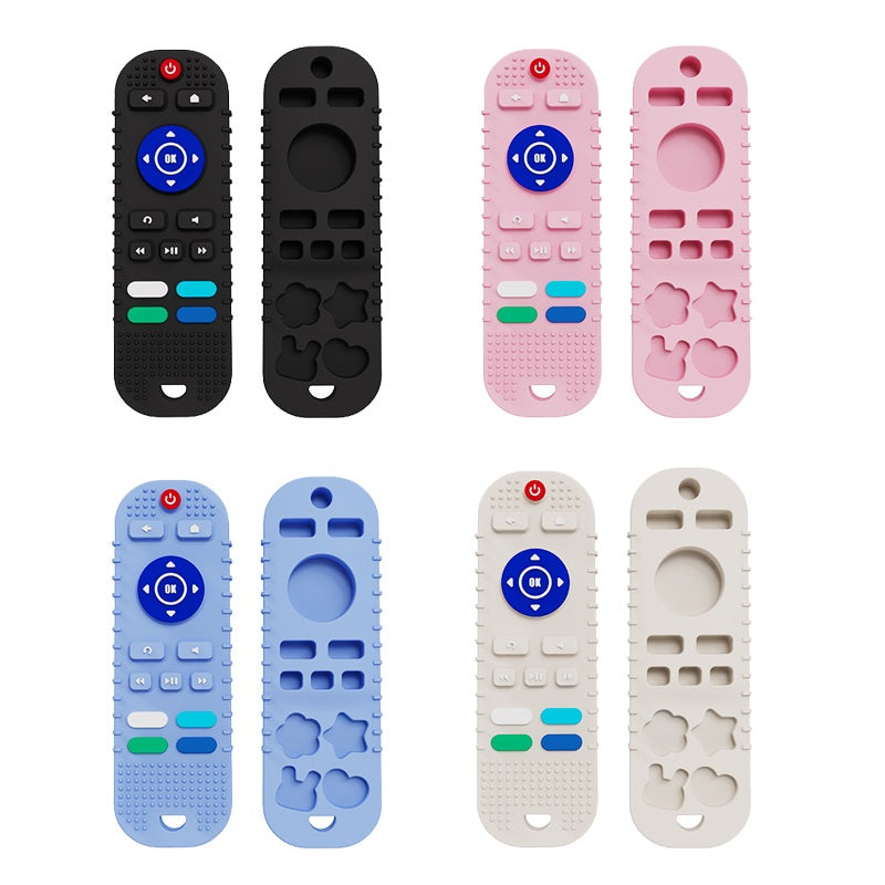 Silicone Remote Controller Shape Teething Toy for Baby
