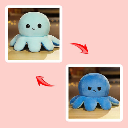 Mood Octopus Reversible Plush Toy Flip Stuffed Animal 20cm 30cm 40cm 4