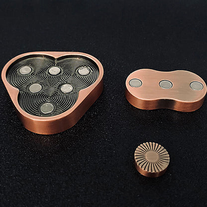 Rotary Magnetic Fidget Slider 3 Layers Sensory Fidget Toy 4