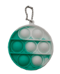 Silicone Pop It Fidget Toy Round Keychain 6cm Diameter 2