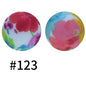15mm printed silicone beads 526