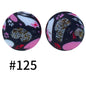 15mm printed silicone beads 528