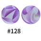 50pcs 19mm Printed Silicone Beads Printed Design 186
