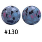 15mm printed silicone beads 533