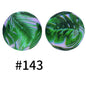 15mm printed silicone beads 552