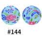 15mm printed silicone beads 553