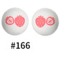 50pcs 15mm Printed Silicone Beads Animal and Camouflage Pattern Color #1-#350
