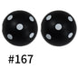 50pcs 19mm Printed Silicone Beads Printed Design 130
