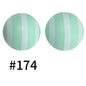 50pcs 19mm Printed Silicone Beads Printed Design 137
