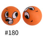462# 50pcs 15mm Round Printed Silicone Beads Wholesale