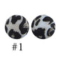 Round Printed Silicone Beads 1