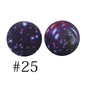 50pcs 12mm Printed Silicone Beads Water Transfer Print Assorted Colors 70