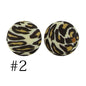 Round Printed Silicone Beads 2