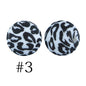 50pcs 12mm Printed Silicone Beads Water Transfer Print Assorted Colors 48