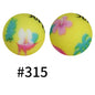 15mm printed silicone beads 516