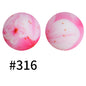 15mm printed silicone beads 517