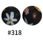 15mm printed silicone beads 519