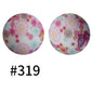 15mm printed silicone beads 520