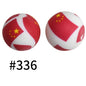 50pcs 15mm Printed Silicone Beads Animal and Camouflage Pattern Color #1-#350