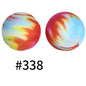 50pcs 15mm Printed Silicone Beads Animal and Camouflage Pattern Color #1-#350