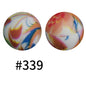 50pcs 15mm Printed Silicone Beads Animal and Camouflage Pattern Color #1-#350