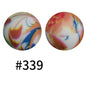 50pcs 19mm Printed Silicone Beads Printed Design 92