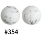 50pcs 15mm Printed Silicone Beads Animal and Camouflage Pattern Color #351-#553