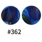 50pcs 19mm Printed Silicone Beads Printed Design 17