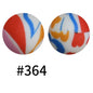 50pcs 19mm Printed Silicone Beads Printed Design 19