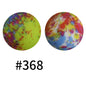 50pcs 19mm Printed Silicone Beads Printed Design 23