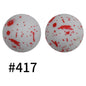 50pcs 15mm Printed Silicone Beads Animal and Camouflage Pattern Color #351-#553