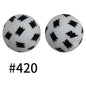 50pcs 15mm Printed Silicone Beads Animal and Camouflage Pattern Color #351-#553