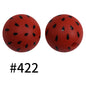 50pcs 15mm Printed Silicone Beads Animal and Camouflage Pattern Color #351-#553