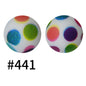 50pcs 15mm Printed Silicone Beads Animal and Camouflage Pattern Color #351-#553
