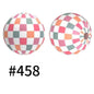 50pcs 15mm Printed Silicone Beads Animal and Camouflage Pattern Color #351-#553