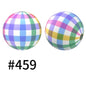 50pcs 15mm Printed Silicone Beads Animal and Camouflage Pattern Color #351-#553