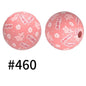 50pcs 15mm Printed Silicone Beads Animal and Camouflage Pattern Color #351-#553