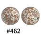 50pcs 15mm Printed Silicone Beads Animal and Camouflage Pattern Color #351-#553