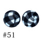 50pcs 12mm Printed Silicone Beads Water Transfer Print Assorted Colors 11
