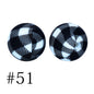 Round Printed Silicone Beads 51