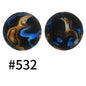 50pcs 15mm Printed Silicone Beads Animal and Camouflage Pattern Color #351-#553