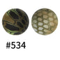 50pcs 15mm Printed Silicone Beads Animal and Camouflage Pattern Color #351-#553