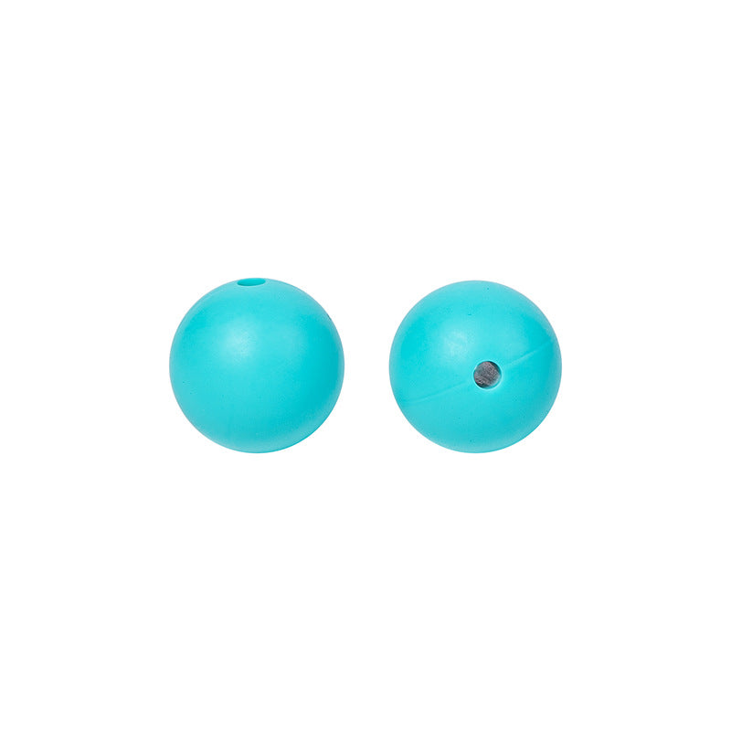 50pcs 15mm Silicone Beads Solid Color Bulk Assortment 104
