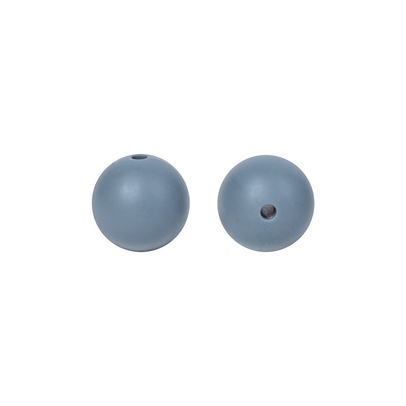 50pcs 15mm Silicone Beads Solid Color Bulk Assortment 137