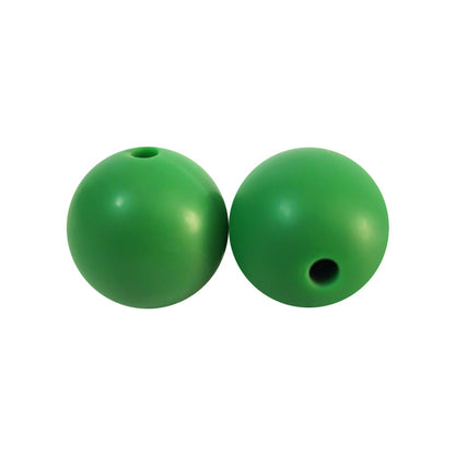 50pcs 15mm Silicone Beads Solid Color Bulk Assortment 114