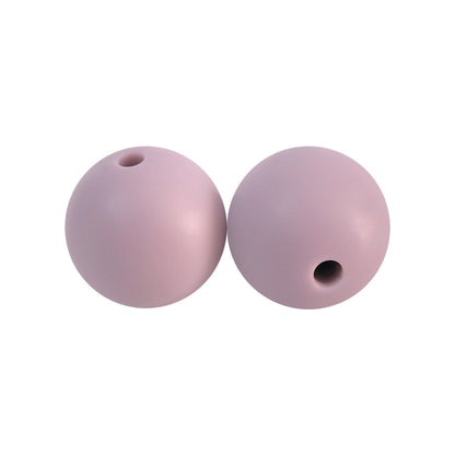 50pcs 15mm Silicone Beads Solid Color Bulk Assortment 117