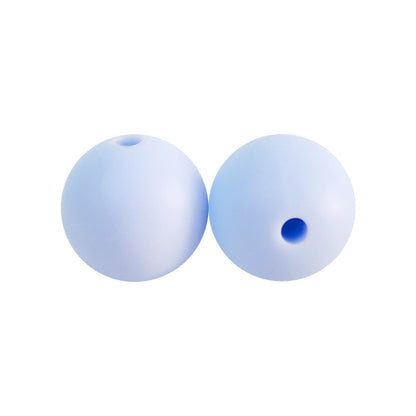 50pcs 15mm Silicone Beads Solid Color Bulk Assortment 120