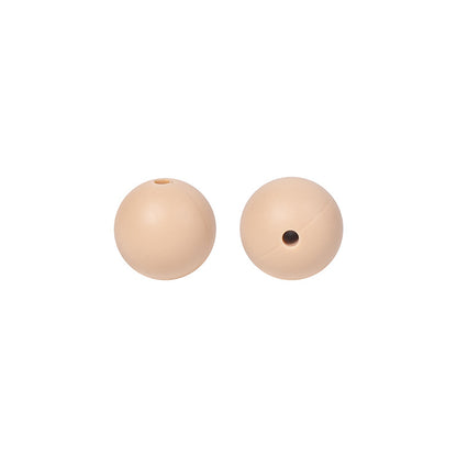 50pcs 15mm Silicone Beads Solid Color Bulk Assortment 53