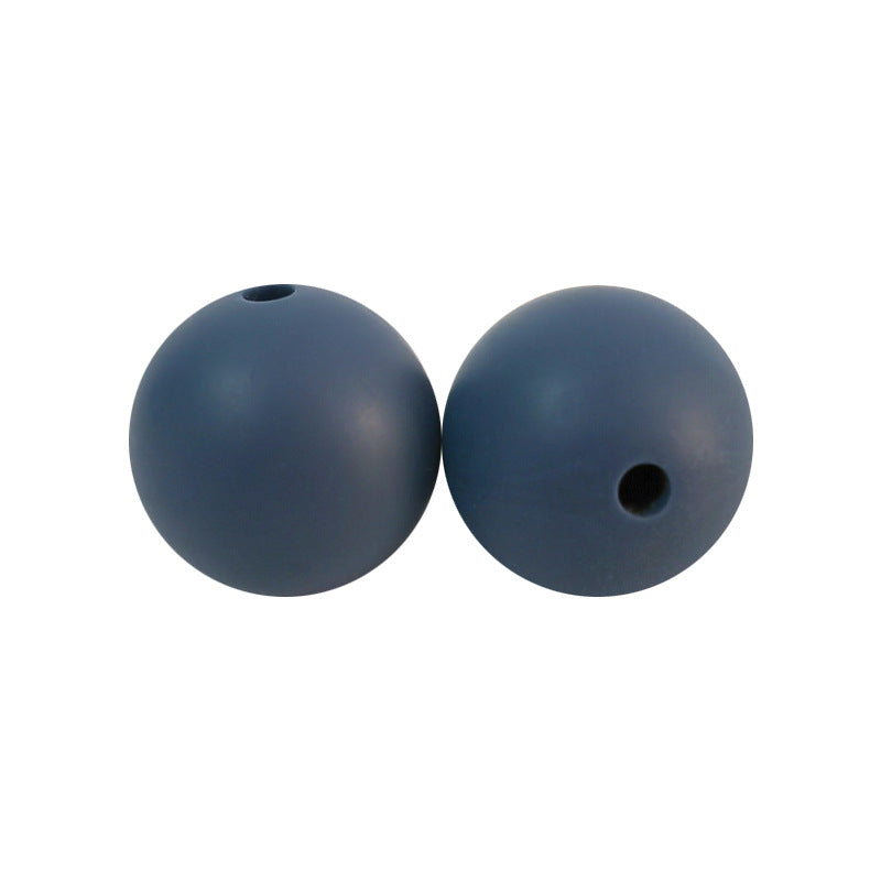 50pcs 15mm Silicone Beads Solid Color Bulk Assortment 128