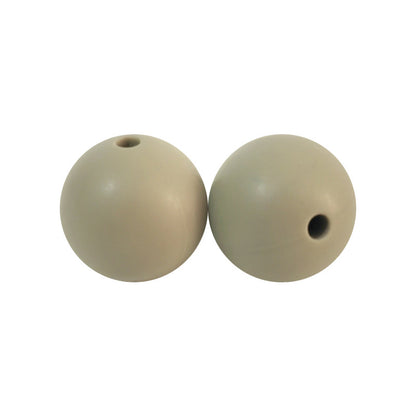 50pcs 15mm Silicone Beads Solid Color Bulk Assortment 129